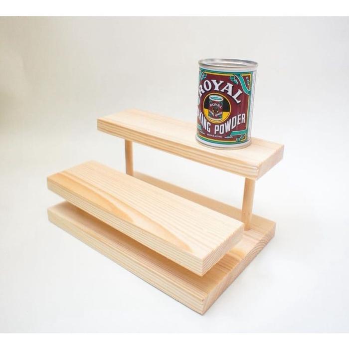 Produk Figure storage kayu aesthetic, tempat kacamata, tatakan pot