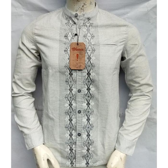 TERBARU KEMEJA KOKO WATCHOUT CASUAL LENGAN PANJANG REGULAR FITT