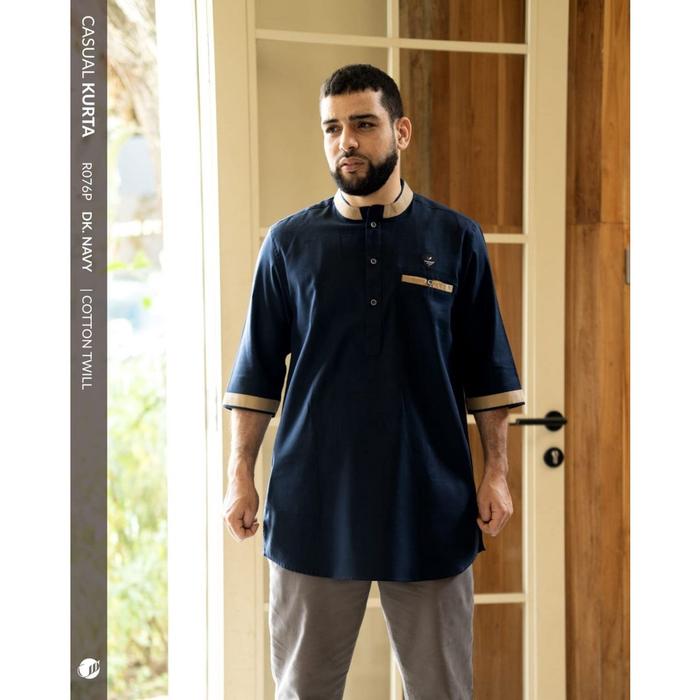 TERBARU SAMASE KURTA CASUAL R076P BAJU KOKO KURTA SAMASE PAKAIAN