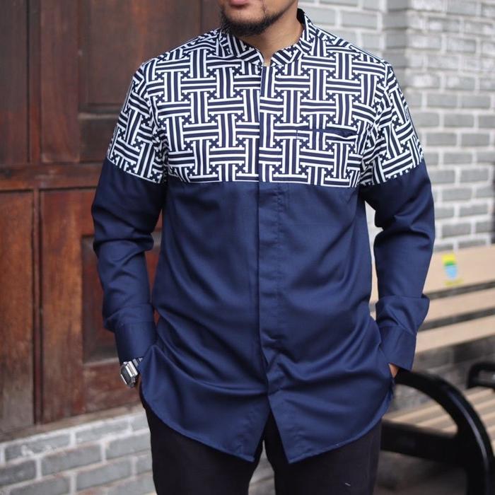 TERBARU kemeja qurta panjang variasi batik kadam/kemko