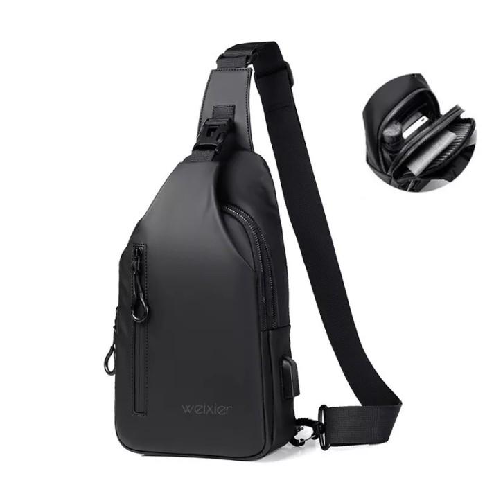 TAS WEIXIER XB301 ORIGINAL Tas Selempang Pria Anti Air