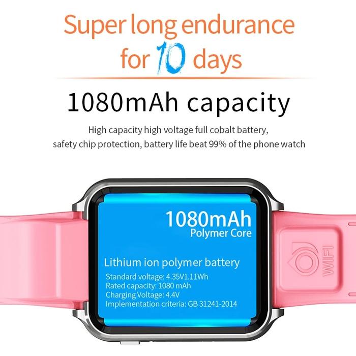 H1/W5 4G GPS Wifi Location Student/Kids Smart Watch Phone Android