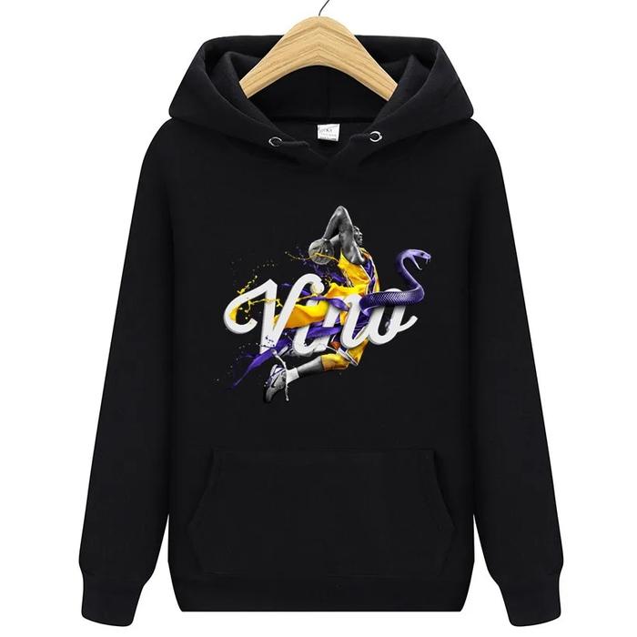 printing Black Mamba Men's female Hoodie Hip Hop Sweatshirt Unise