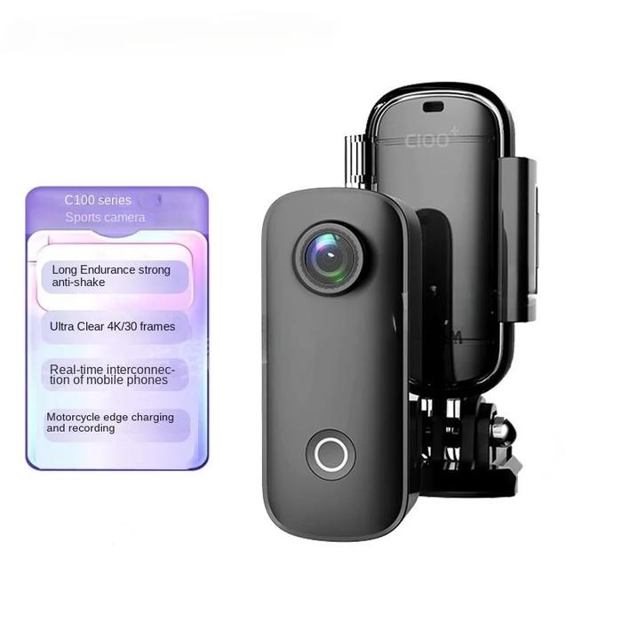4K HD Anti-Shake Water-resistant C100 Sport Body Worn Camera for