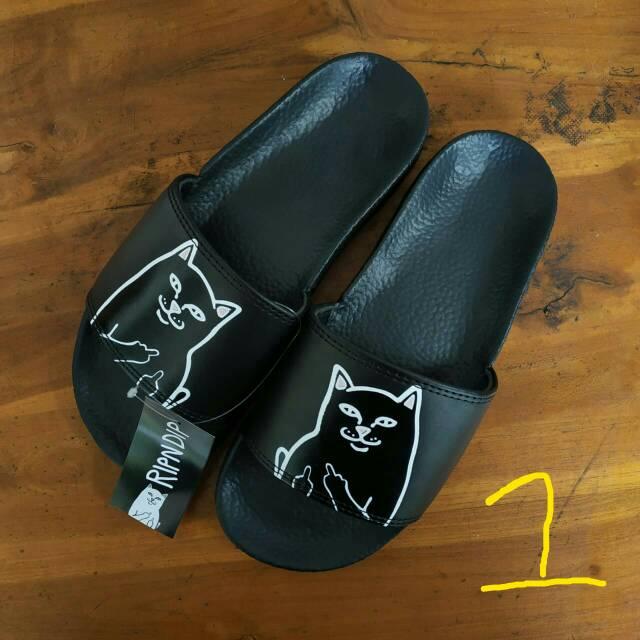 Sandal Rip N Dip Kucing Hitam Slop Original