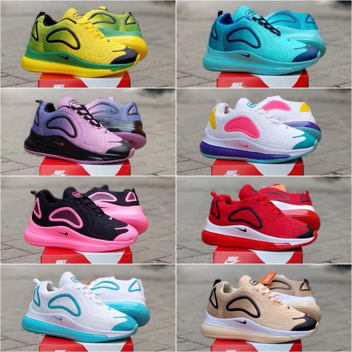 Sepatu  Ungu Airmax Wanita 720 Rainbow Original  Putple