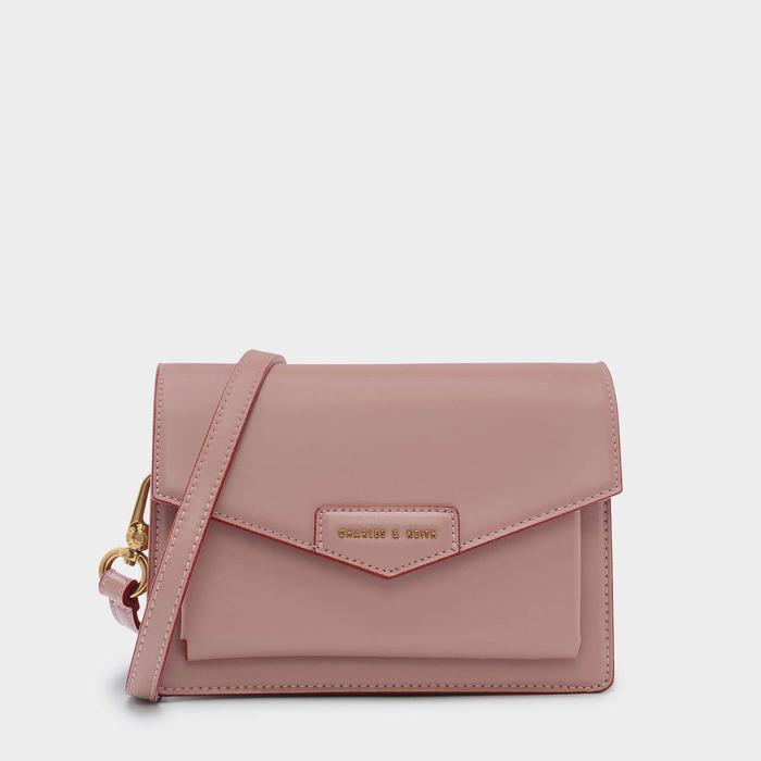 Charles And Keith Envelope Satchel Bag