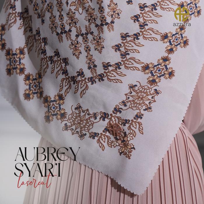 Best New Aubrey Paket Mix 3 - Syari Jumbo 130 x 130 Azzura Scarf