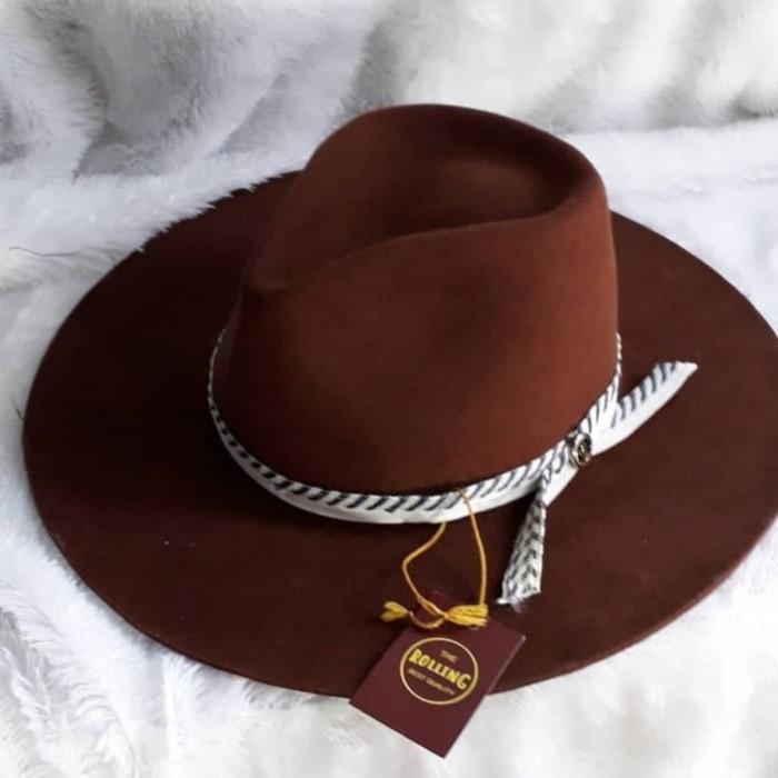 Topi Koboy Pria Laken Import Original