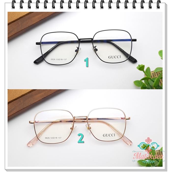 Kacamata Photocromic Anti Radiasi Blueray Minus Kotak Wanita 6826