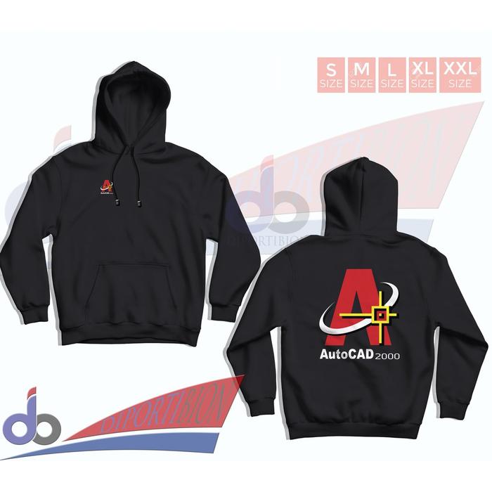 Hoodie Jumper Logo Autocad 2000 / Autocad 2000 Logo Hoodie Jumper