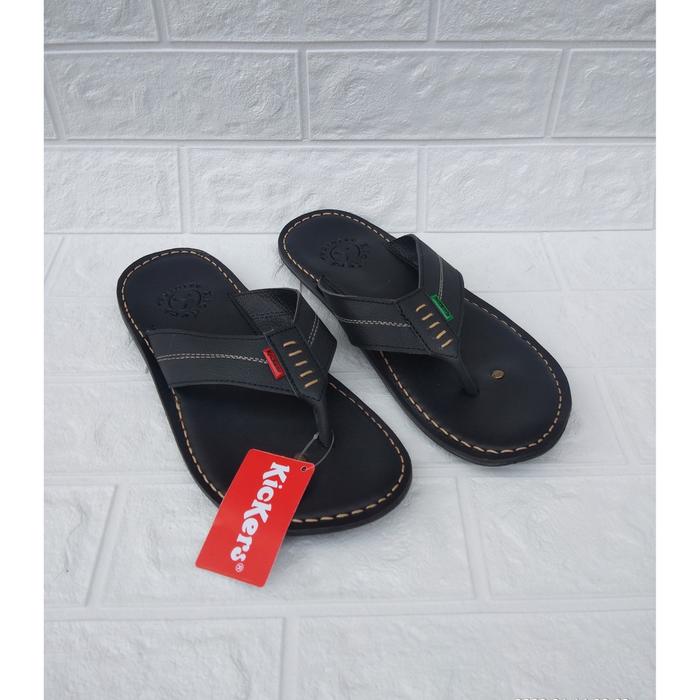 Sandal Jepit Kulit Asli Kc101/Sandal Pria Kulit Asli/Sandal Terbaru