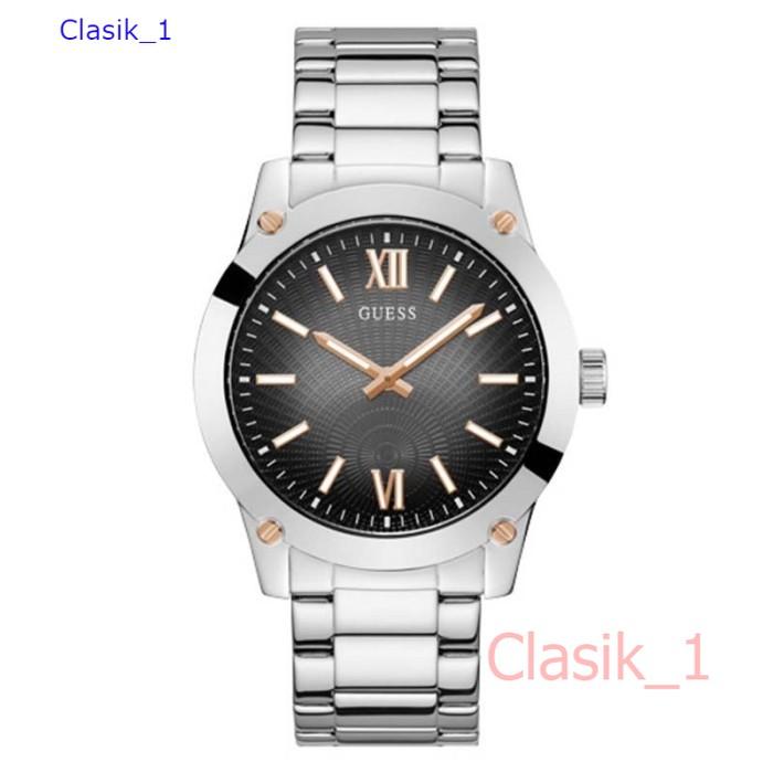 Original 100%!! GUESS GW0574G1 Jam Tangan Pria  Silver Stell