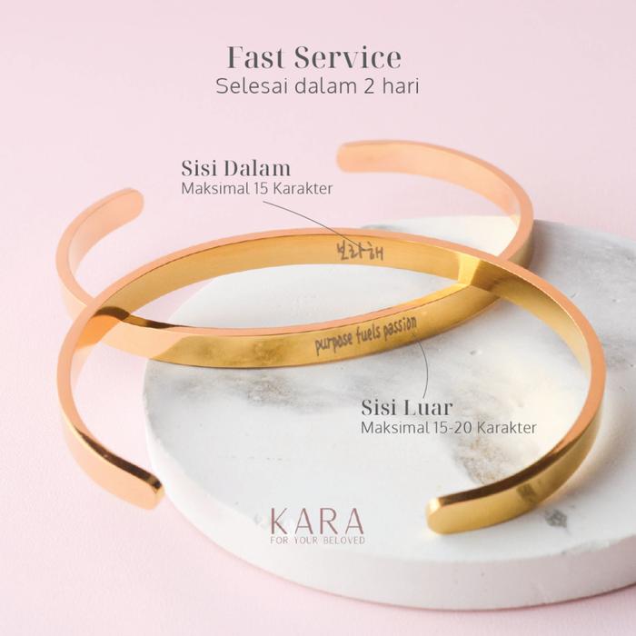 Fleur_ Kara - Classic Gelang Bangle | Bangle Custom