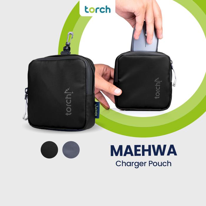 TORCH Mouse Pouch Kabel Handsfree - Travel Pouch Organizer Maehwa