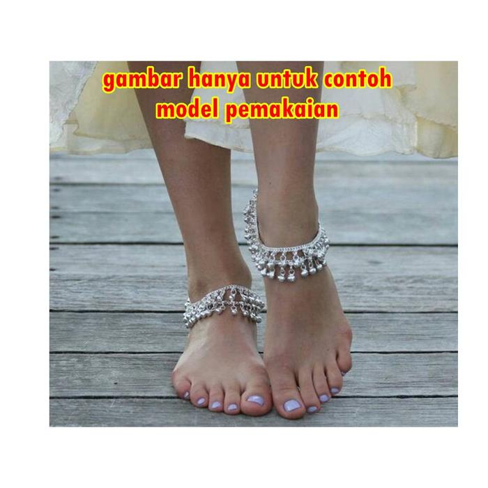 Fleur_ Payal Silver, Gold / Gelang Kaki India
