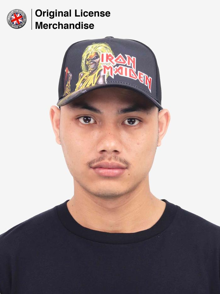 Topi Hat Baseball Cap Bordir Print Pria Motif IRON MAIDEN Ori Killers