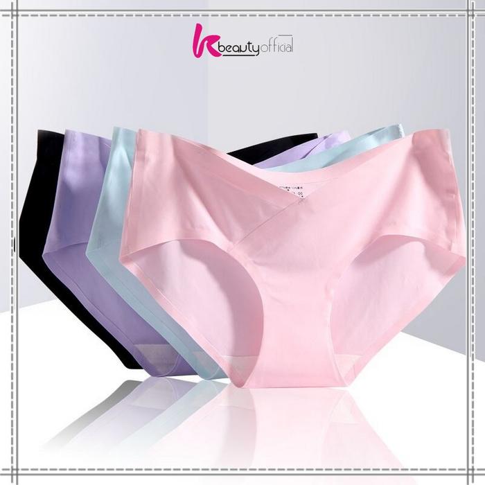 KB-P37 Celana Dalam Seamless Wanita V Shape Low Waist Panties CD Kolor