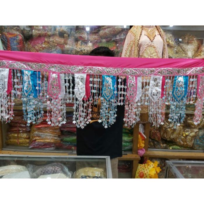 PRODUK TERBARU! ondas aceh prada 3 warna / tirai pelaminan