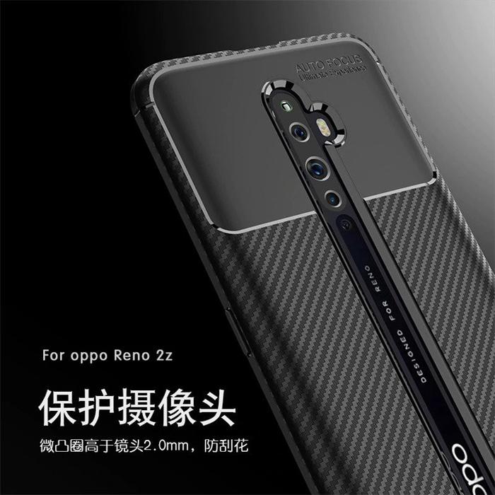 Case Oppo Reno 2F Reno2 F 2Z Synthetic fiber Silicone Protective