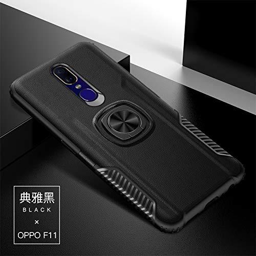 Case Oppo F11 2019 ( F11 Biasa ) Hardcase Ring Carbon Thunder