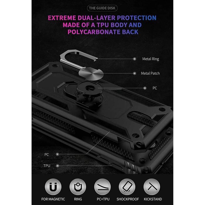 Hard Case Samsung Galaxy J5 Pro 2017 J530 Ring ARMOR Kickstand Hybrid