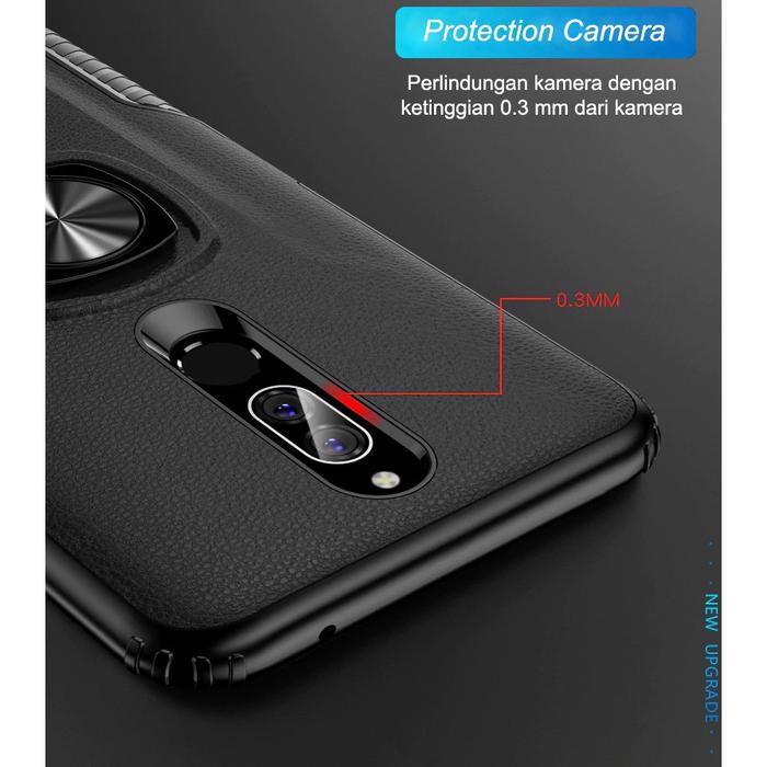 Case Xiaomi Redmi 8, Redmi 8A Hardcase Ring Carbon Thunder