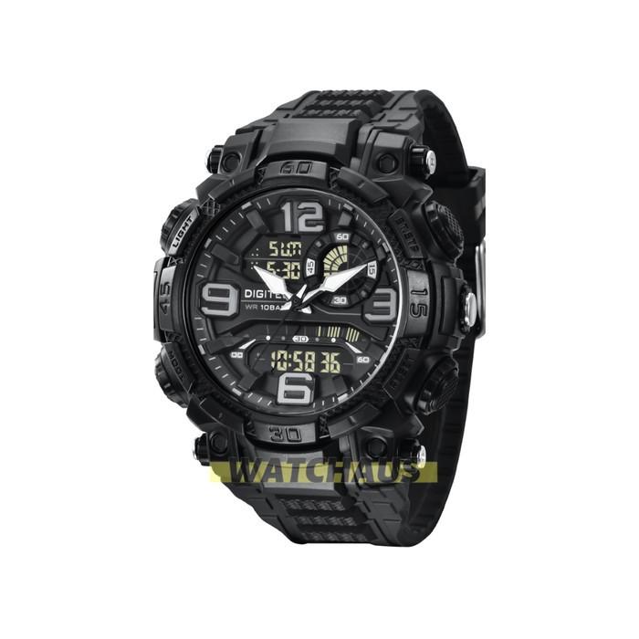 JAM TANGAN PRIA DIGITEC DOUBLE TIME DA2030 DA-2030 DA2030T DA-2030T