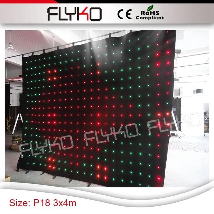 Live Show Equipment For 3X4M P18Cm Dj Booth Table Video Dj Led