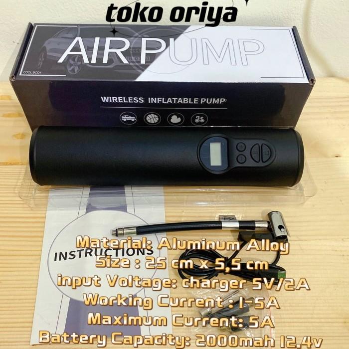 Pompa Ban Elekrik / Pompa Sepeda Elektrik / Pomp Mini WIRELESS Best