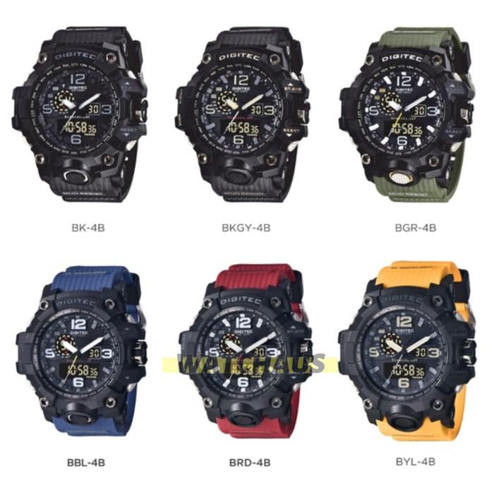 JAM TANGAN PRIA DIGITEC DA2093 DA-2093 DA2093T DA-2093T RUBBER STRAP