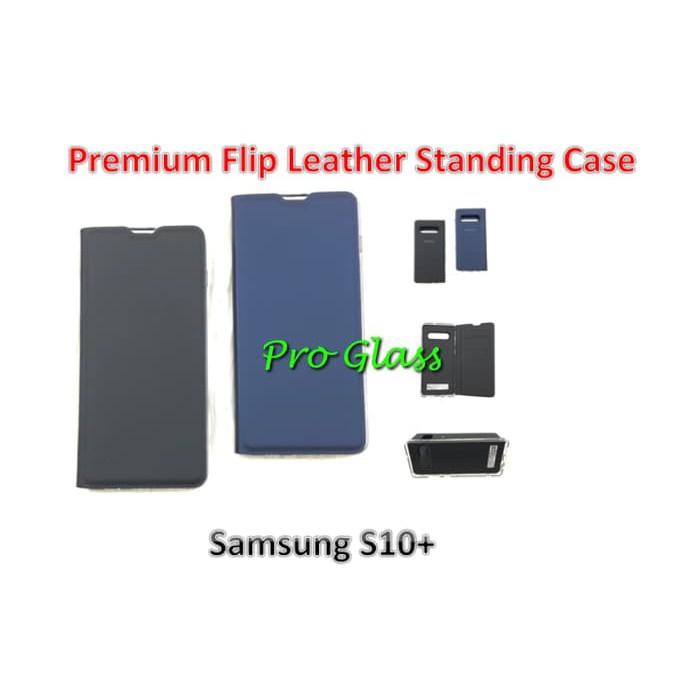 Samsung S10 / Samsung S10 PLUS Premium Leather Flip Case Cover Leather