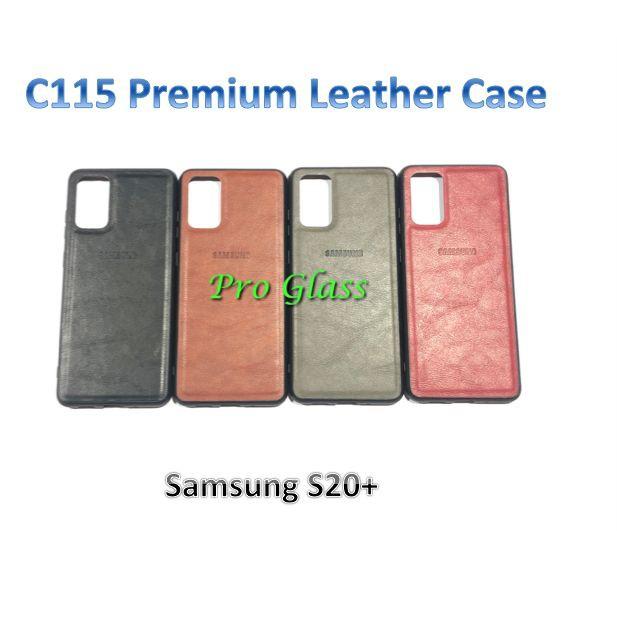 C115 Samsung S20 / S20 PLUS / S20 ULTRA Premium Leather Silicone Case