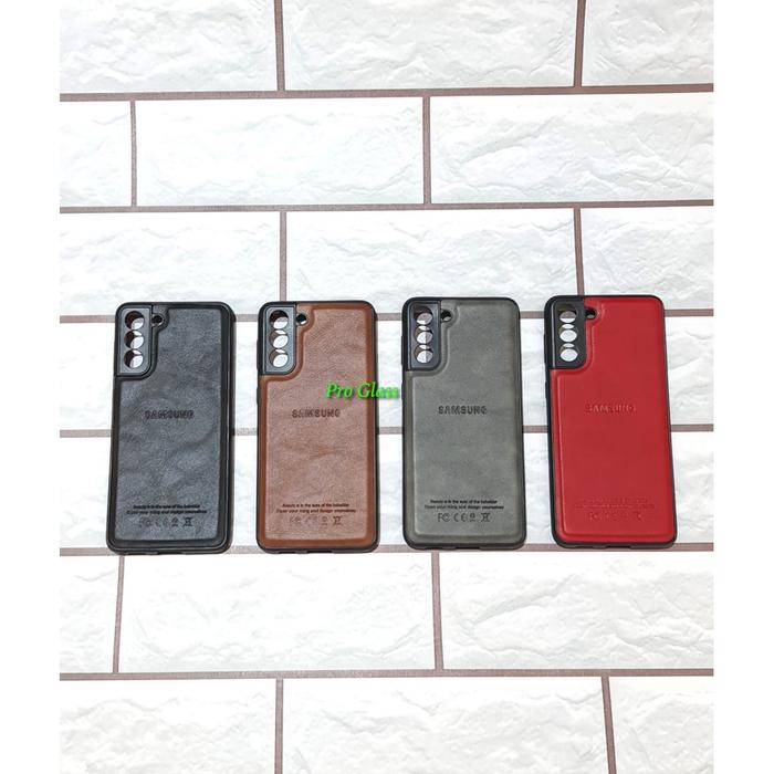 C115 Samsung S21 / S21 PLUS / S21 ULTRA Premium Leather Silicone Case