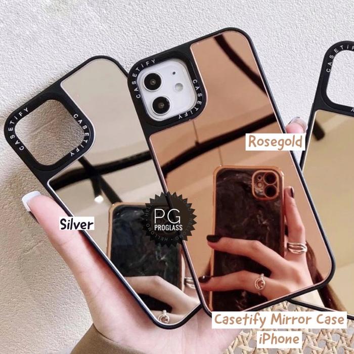 C120 Iphone 12 MINI 12 12 PRO 12 PRO MAX Casetify Mirror Glass Case