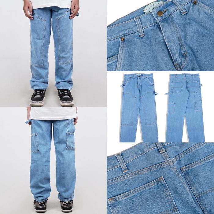 CELANA JEANS CARPENTER PANTS BIO BLITZ LOOSE FIT JUMBO BIG SIZE