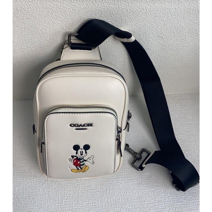 cM721 CM026 COACH original chest bag Disney series shoulder bag