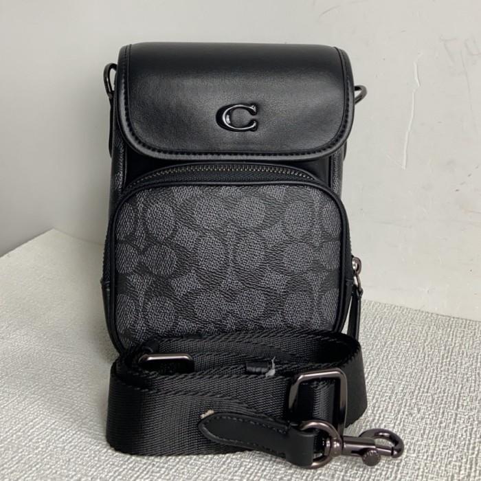 COACH CROSSBODY MEN'S BAG PHONE BAG MEN'S SHOULDER BAG - 1