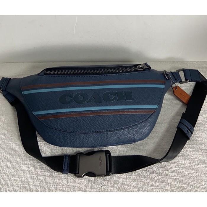 COACH WAISTBAG BELTBAG WARREN STRIPE AUTHENTIC