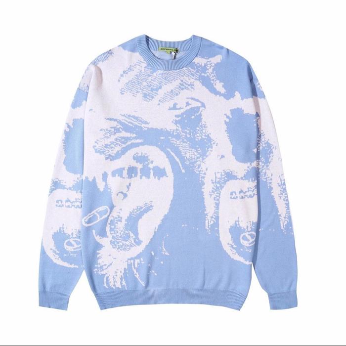 A More Mindful Era Allegory Knitwear Crewneck - Purple NEW!!