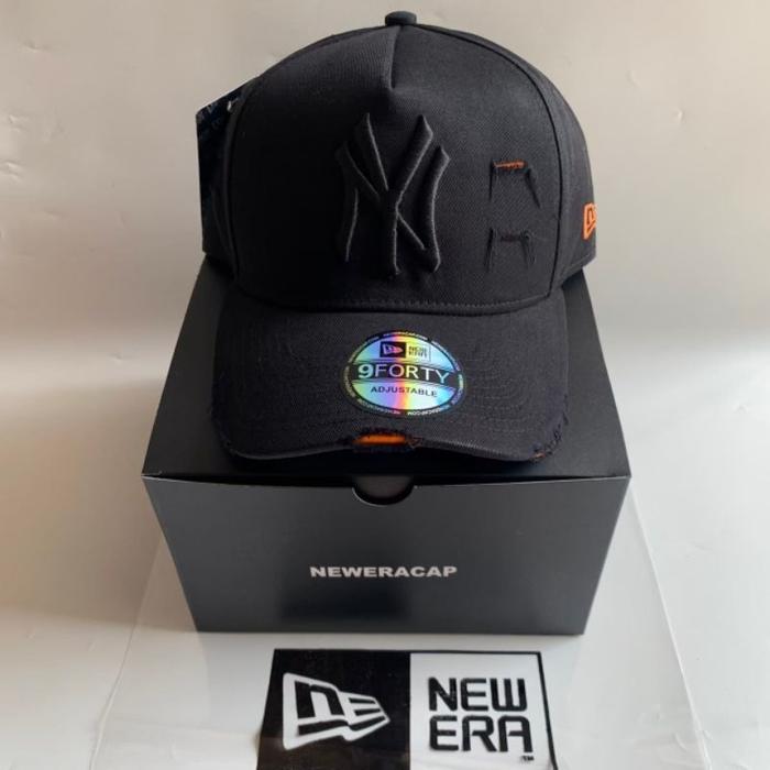 Topi Ny Cap Yankees Baseball Cap Ripped Damaged 9Forty Limited Edition