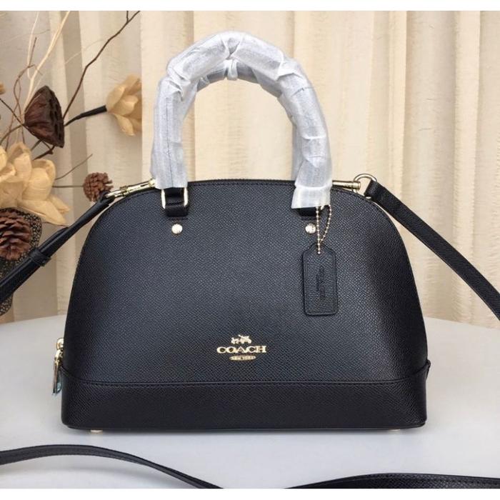 Coach Sierra Satchel Women Bag Shoulder Bag Black