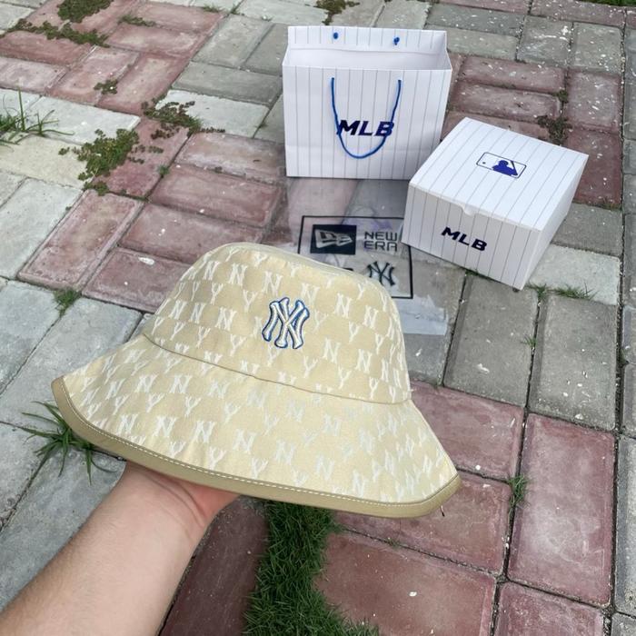 Topi Bucket Hat Mlbnewyork Ny Yankees Fisherman Cap Monogram