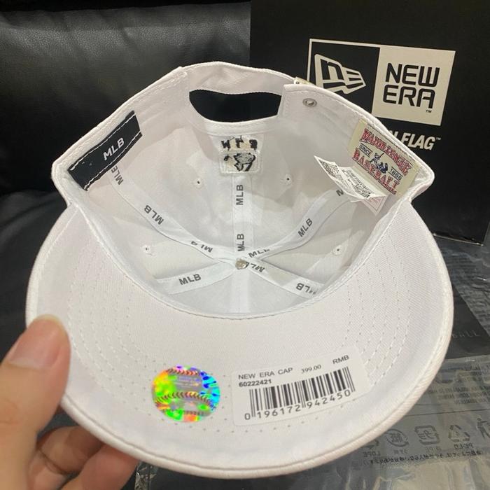 Topi Mlbb Baseball Cap New York Yankees White Small Ny Logo 940