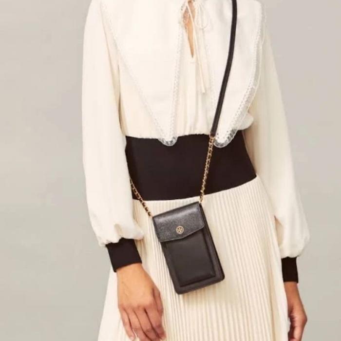 Tory Burch Robinson Phone Crossbody Bag 100% Original
