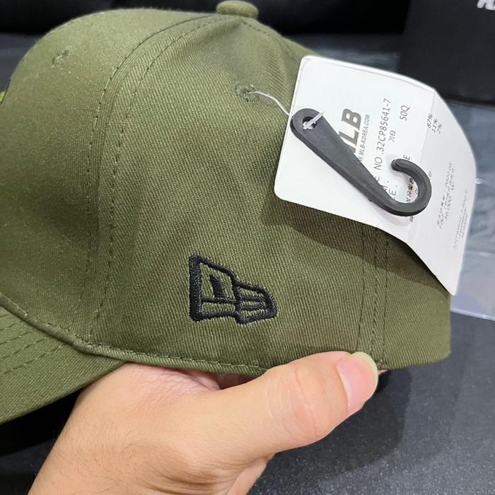 Topi New York Yankees Army Green Baseball Cap Small Logo Free Ne Box