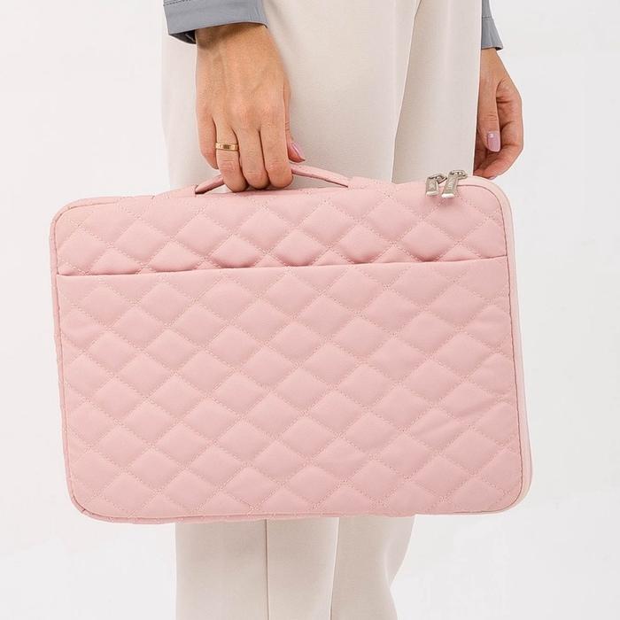 Termurah!! Kinmac Handstrap Argyle Diamond Tas Laptop Shockproof 12 13