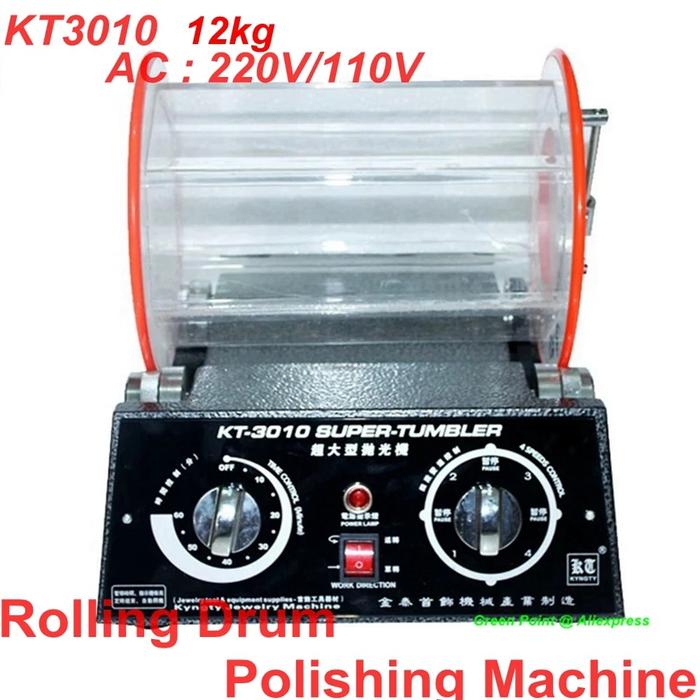 KT-3010 Rolling Drum Polishing Machine Jewelry Magnetic Polishing