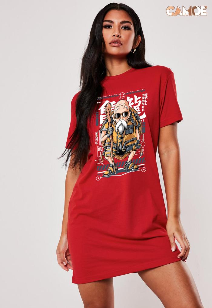 Tshirt Dress kaos Dragon Ball Master Roshi