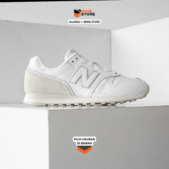 Sepatu NB 373 White Grey Original